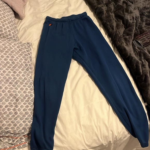 aviator nation blue smiley face sweatpants - Picture 5 of 6